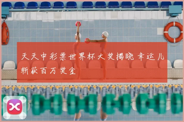 天天中彩票世界杯大奖揭晓 幸运儿斩获百万奖金
